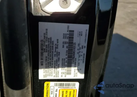 2022 Ford Mustang z USA, uszkodzony, nr VIN 1FATP8UH0N5103135